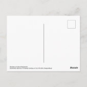 Hummeln fütternd auf der Blume Postkarte (Rückseite)