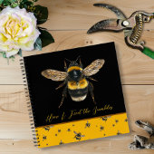 Hummeln Fütterte das Bienengartenblatt Notizblock