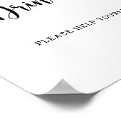 Hummeln - Getränke helfen Ihnen Poster (Ecke)