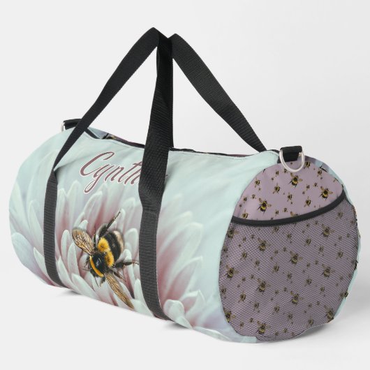 Hummeln Große Blume Duffle Bag (Rechte Ecke)