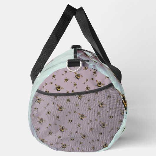 Hummeln Große Blume Duffle Bag (Rechts)
