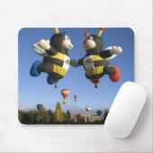Hummeln Heißluftballons Mauskissen. Mousepad (Mit Mouse)