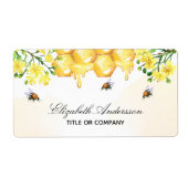 Hummeln-Honig-Gelbe Blumenschrift (Vorne)