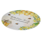 Hummeln, Honigblütenblüten Schneidebrett (Ecke)