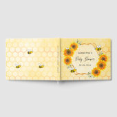 Hummeln-Honigwabensonnenblumen Babydusche Gästebuch (Voll)