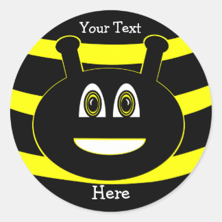Hummeln-Insekten glücklich lächeln Stickers