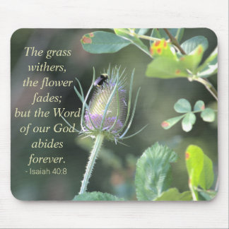Hummeln - Isaiah 40:8 Mousepad