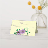 Hummeln-Lavendel-Blume Blume Platzkarte (Rückseite)