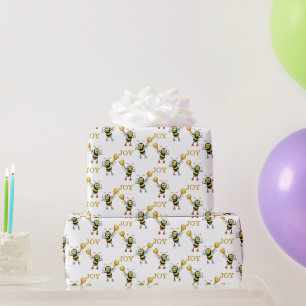 Hummeln mit Herz Muster Umhüllung Geschenkpapier