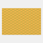 Hummeln mit Herz- und Honigwabenverpackung Geschenkpapier Set (Vorderseite 2)