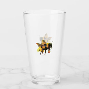 Hummeln mit Pollen Glas