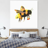 Hummeln mit Pollen Leinwanddruck (Insitu (Schlafzimmer))