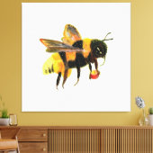 Hummeln mit Pollen Leinwanddruck (Insitu (Wohnzimmer))