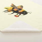 Hummeln mit Pollen Sherpadecke (3/4)