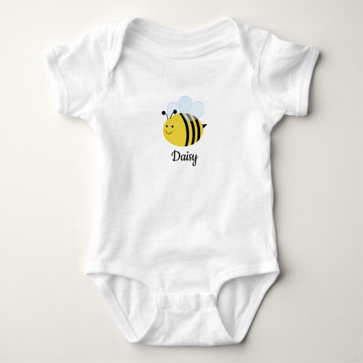Hummeln Personalisiert Baby Strampler (Vorderseite)