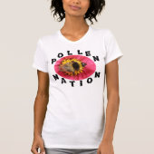 Hummeln Pollen Nation Ladys T Shirt (Vorderseite)