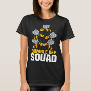 Hummeln-Quad-Blume-Pollinator-Stingers-Biene T-Shirt