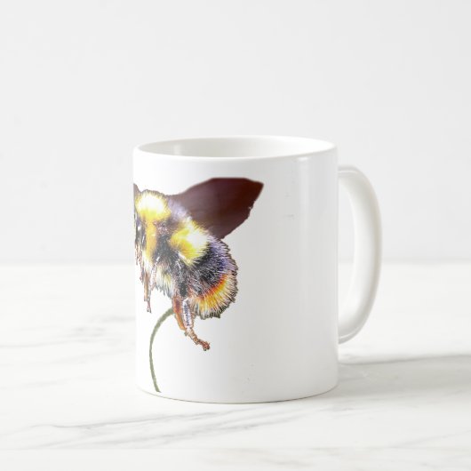 Hummeln-Tasse Kaffeetasse (VorderseiteRechts)