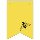 Hummeln-Thema Bienendusche Wimpelkette (Zweite Fahne)