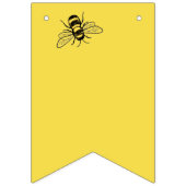 Hummeln-Thema Bienendusche Wimpelkette (Erste Fahne)