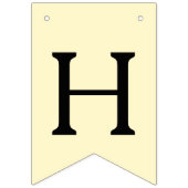 Hummeln-Thema Bienendusche Wimpelkette (Zweite Fahne)