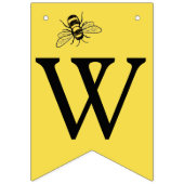 Hummeln-Thema Bienendusche Wimpelkette (Erste Fahne)