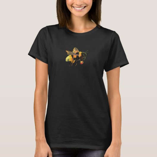 Hummeln trägt Pollen T-Shirt (Vorderseite)