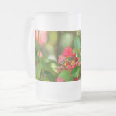 Hummeln und Azalea Mattierte Tasse (Vorderseite Links)