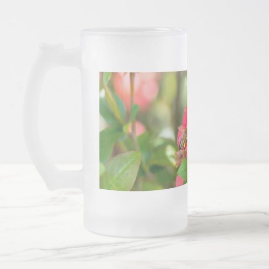 Hummeln und Azalea Mattierte Tasse (Links)