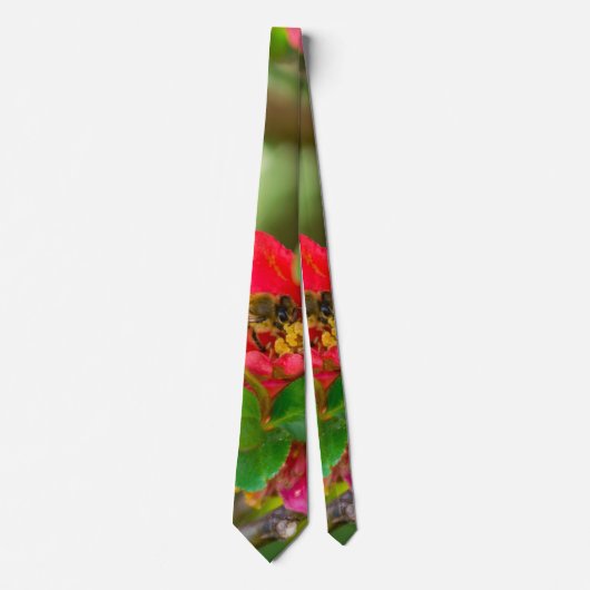 Hummeln und Azalea Neck Tie Krawatte (Vorderseite)