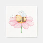 Hummeln und Blume Serviette (Vorderseite)