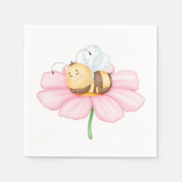 Hummeln und Blume Serviette