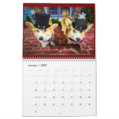 Hummeln und Dawgins Corgi Calendar 2026 Kalender (Jan 2027)
