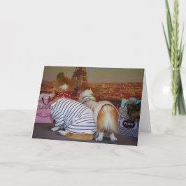 Hummeln- und Dawgins-Corgi-Jubiläumskarte Karte