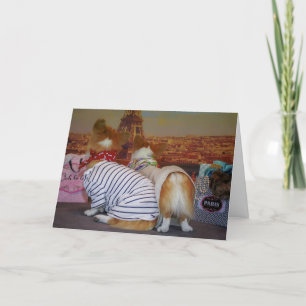 Hummeln- und Dawgins-Corgi-Jubiläumskarte Karte