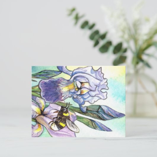 Hummeln und Ire Postkarte (Stehend Vorderseite)