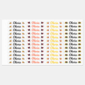 Hummeln- und Lady-Bug Etiketten (Blatt)