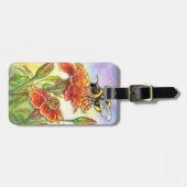 Hummeln und Marigold Gepäckanhänger (Vorderseite horizontal)