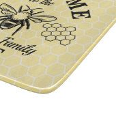 Hummeln Willkommen in unserer Bienensignatur Schneidebrett (Ecke)
