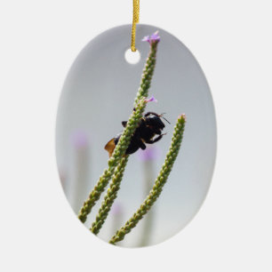 Hummeln-Yoga Keramik Ornament