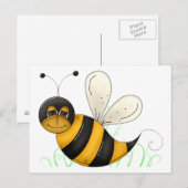 Hummelpostkarte Postkarte (Vorne/Hinten)