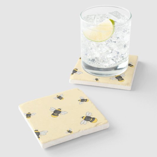 Hummelstein-Untersetzer Steinuntersetzer (Seitenansicht)