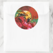 Hummelsticker Runder Aufkleber (Tasche)