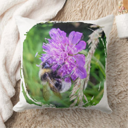 Hummeltraum – Zierkissen mit Naturfoto