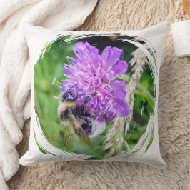 Hummeltraum – Zierkissen mit Naturfoto