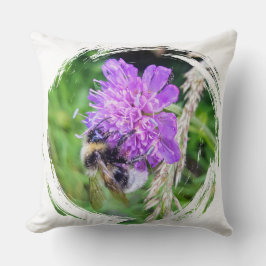Hummeltraum – Zierkissen mit Naturfoto