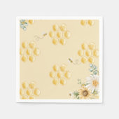 Hummelwaben Serviette (Vorderseite)