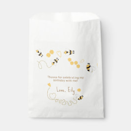 Hummelwaben zum Geburtstag Geschenktütchen