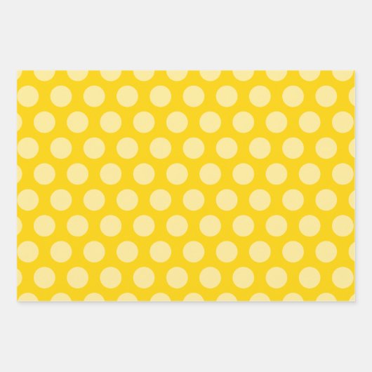 Hummelwabenmuster, Dots- und Streifen-Muster Geschenkpapier Set (Vorderseite 2)