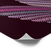 Hummende Vögel und exotische Orchideen, tropische Poster (Ecke)